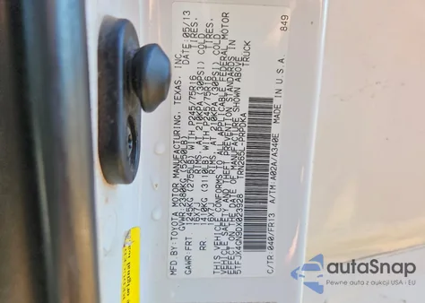 2013 Toyota Tacoma Double Cab из США, поврежденный, VIN 5TFJX4GN9DX023928